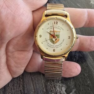 Converse University Of The Americas Gold and Cream Watch Runs New Battery!